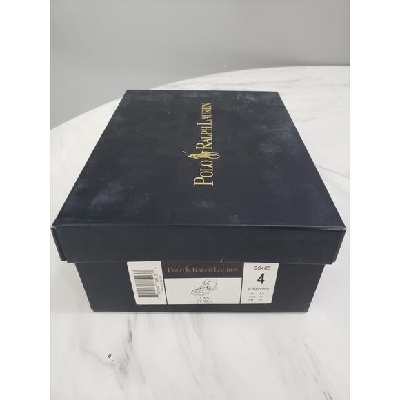 NEW Baby 4 POLO RALPH LAUREN COMBAT BOOTS TYREK BRANDY BROWN BLACK Infant - Picture 7 of 8